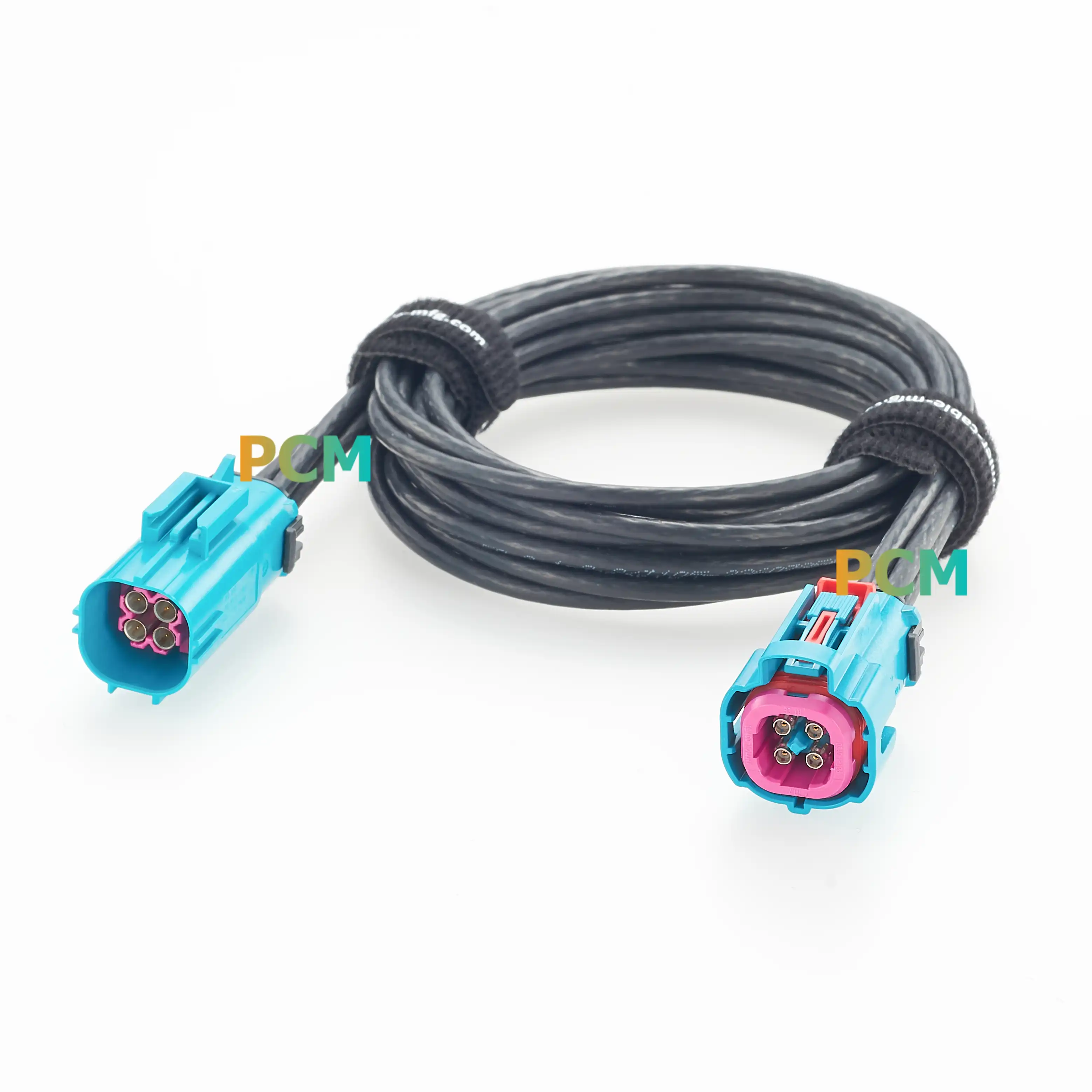 AMK14K-1M4Z5-Z To AMS14D-1M4Z5-Z 4-Port HFM Plug-to-Jack Extension Cable factory