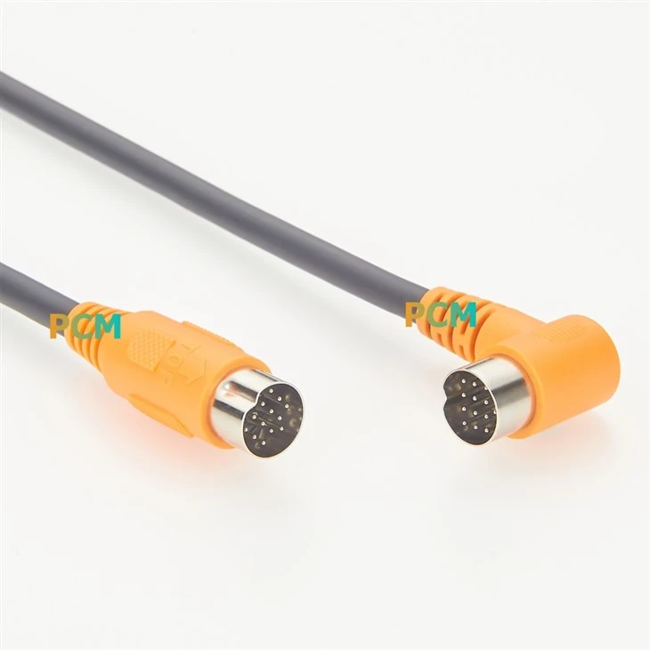 Right Angle Din 13 Pin MIDI Cable suppliers
