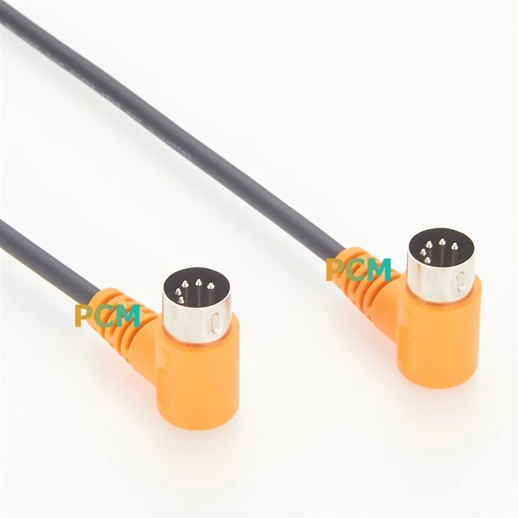MIDI Right Angle Din 5 Pin Data Cable suppliers