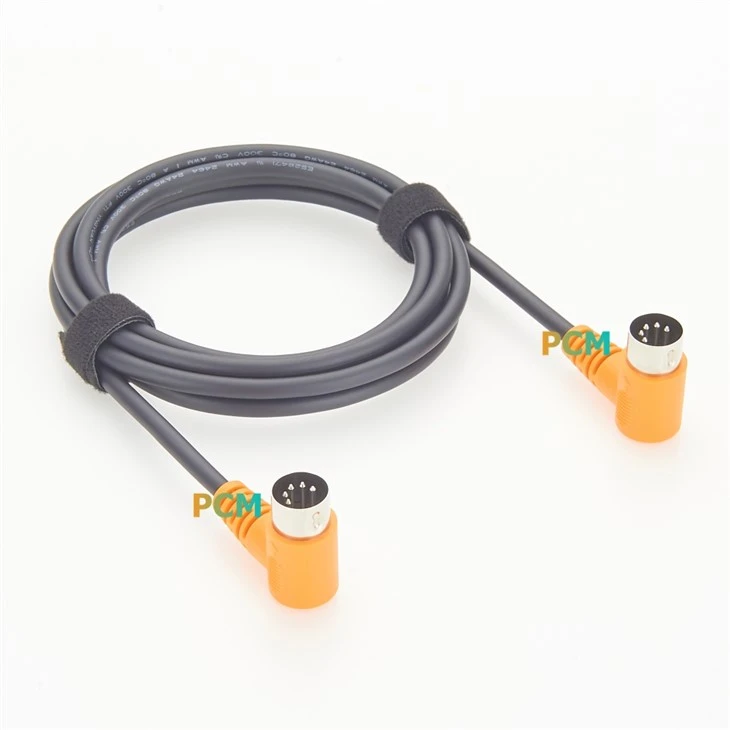 MIDI Right Angle Din 5 Pin Data Cable best