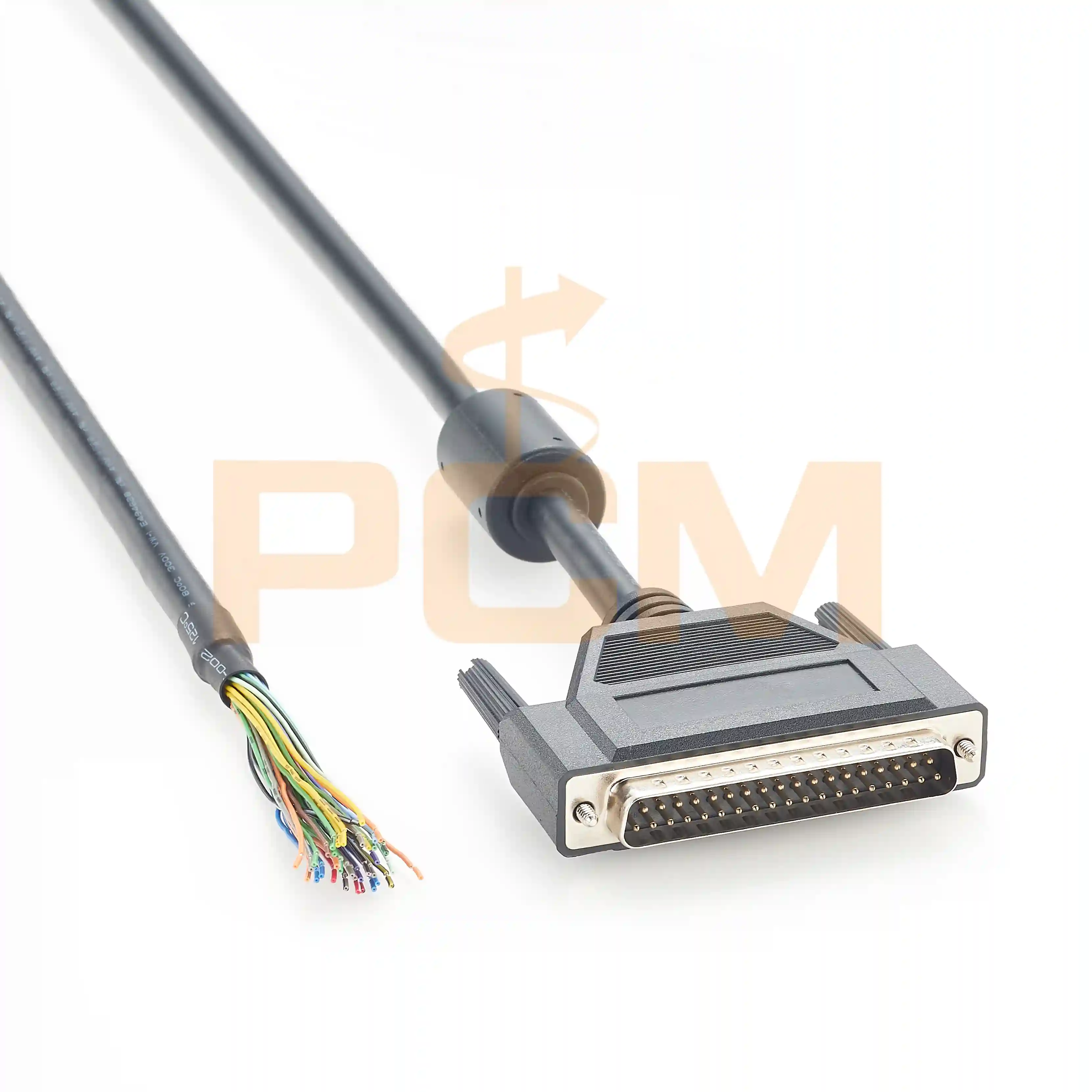 DB37 Male To Open Wire 37-Pin Shielded Breakout Cable suppliers