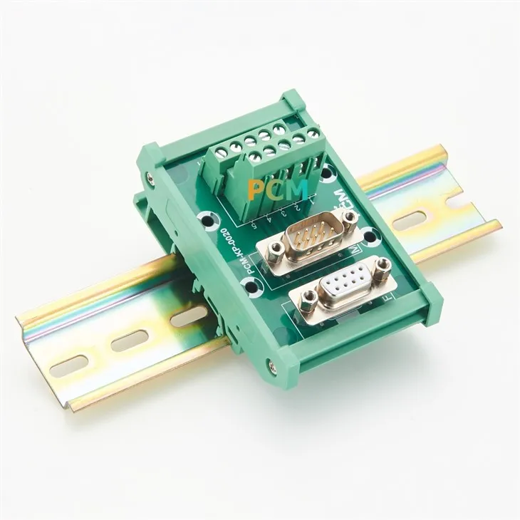 DIN Rail DB9 Male To Female Breakout Board suppliers