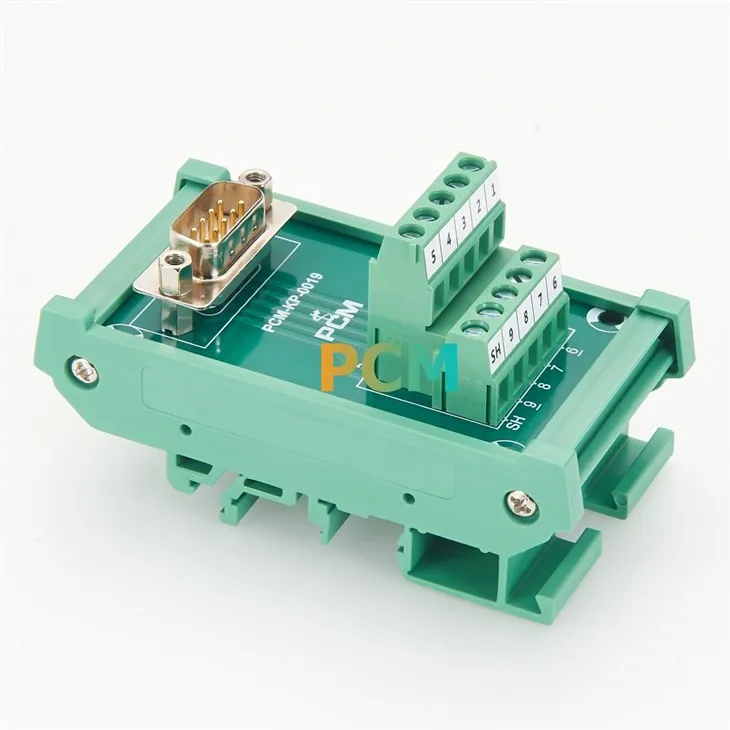 DIN Rail DB9 Male To Terminal Block Adapter best