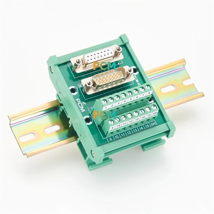 DB15 Male to Female D-Sub DIN Rail suppliers