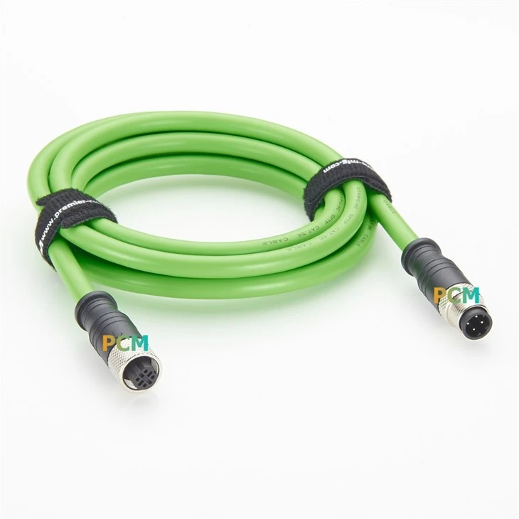 M12 D Code Female To Male Profinet Cable suppliers