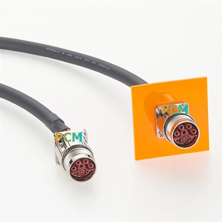 M23 Power Signal Data Hybrid Panel Mount Cable suppliers