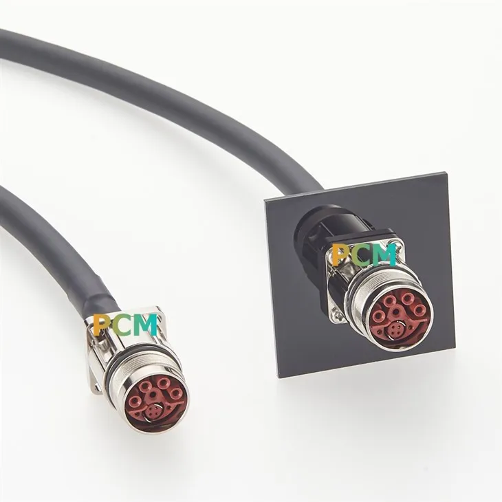 M23 Power Signal Data Hybrid Panel Mount Cable best