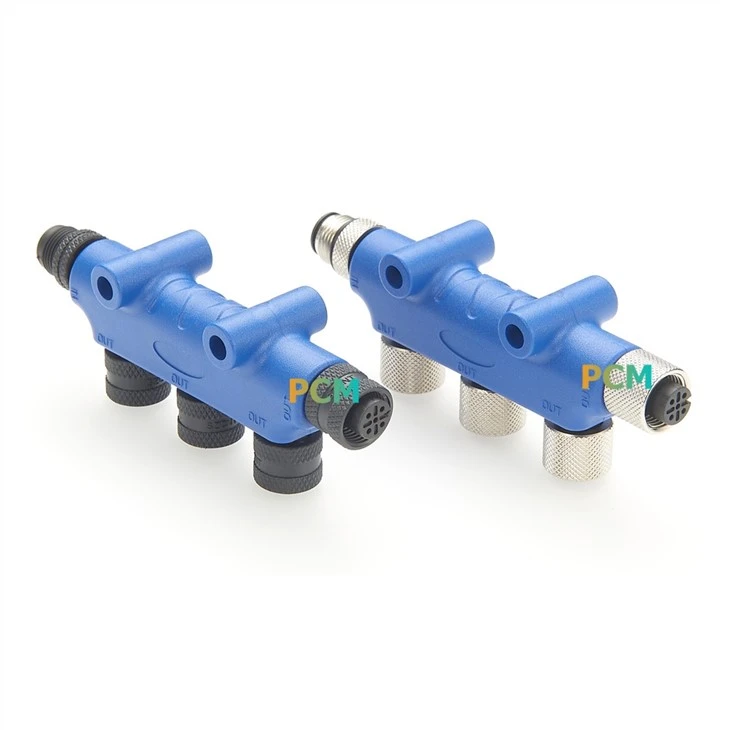 NMEA2000 M12 Tee Connector 3 Ports suppliers