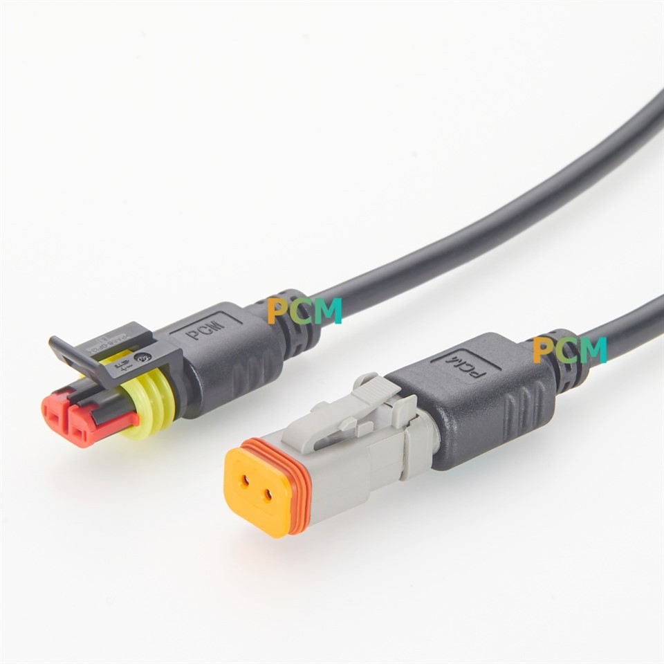 Deutsch 2 Pin To AMP Superseal Adapter Wiring Harness