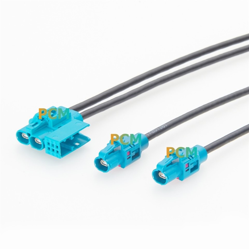Dual Port H-MTD Automotive Ethernet Cable 2 In 1 factory