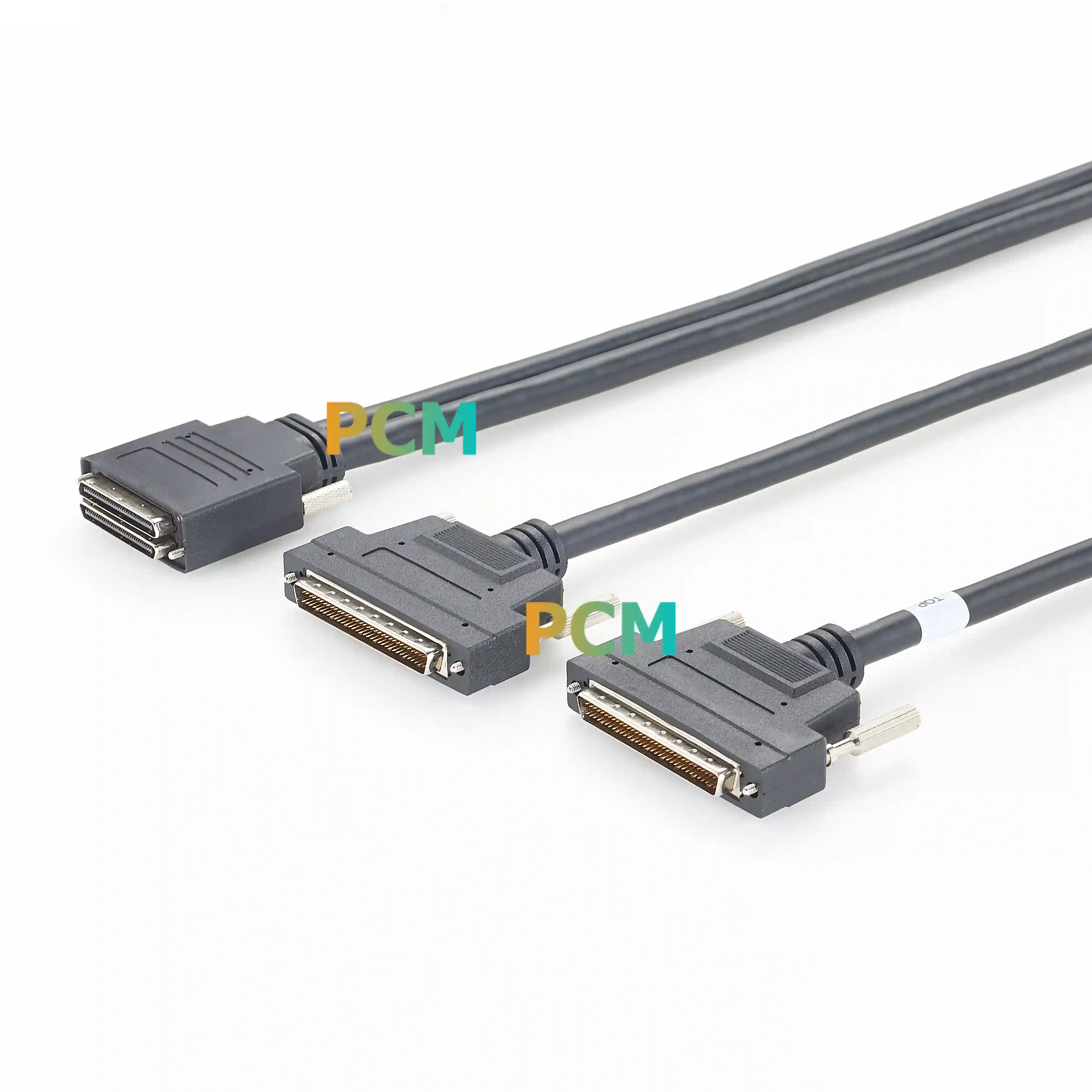 Dual Mini SCSI 68-Pin Male to Dual HPDB68 Male Breakout Cable