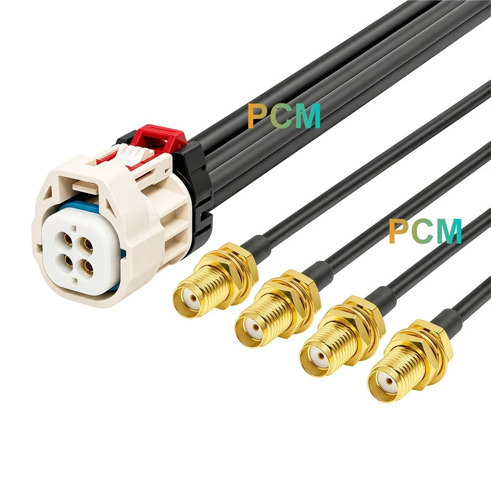 ECT Mini FAKRA B Code To SMA Cable