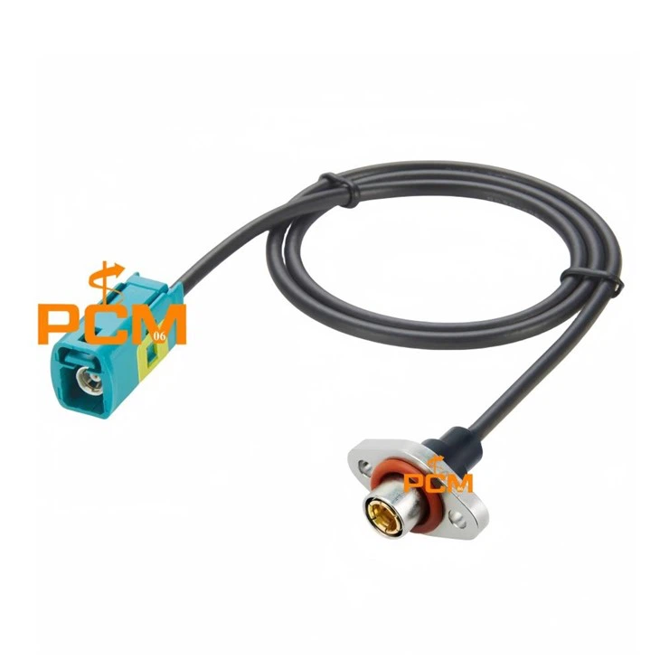 Original Rosenberger 59Z163-003-Z FAKRA To SMB Flange Mount RF Coaxial Cable