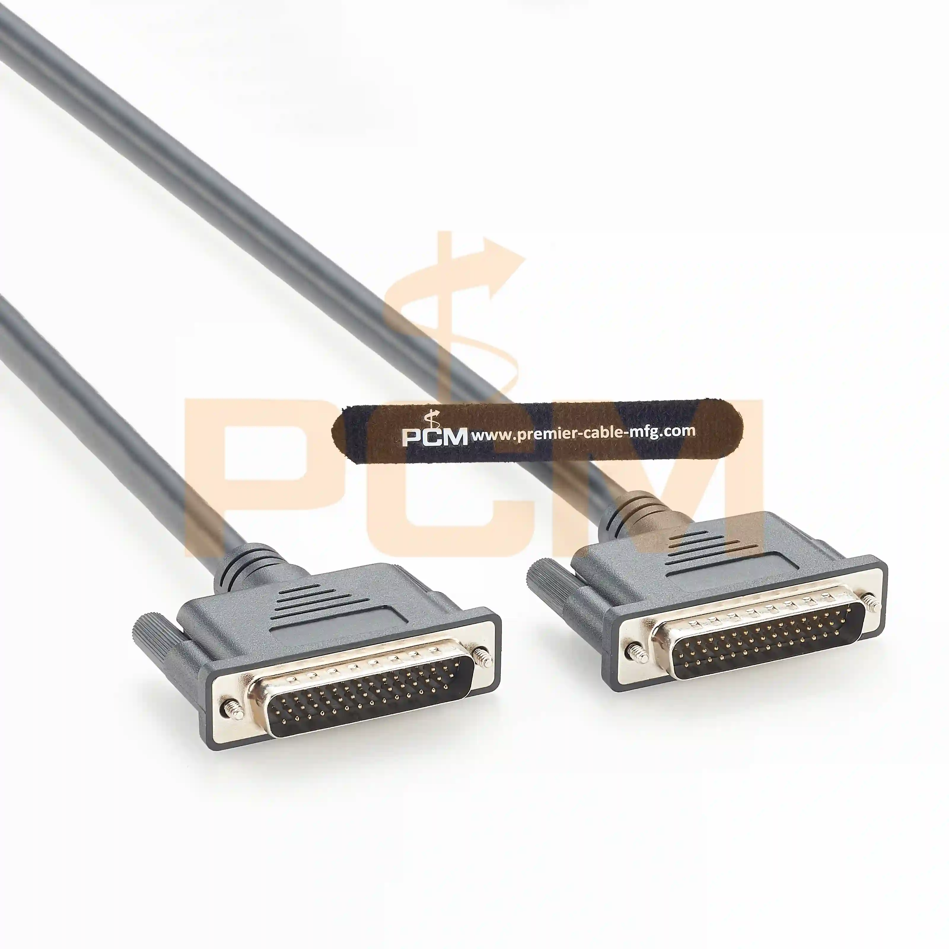 HD44 DB44 Male To Male 44-Pin High-Density D-Sub Shielded Cable