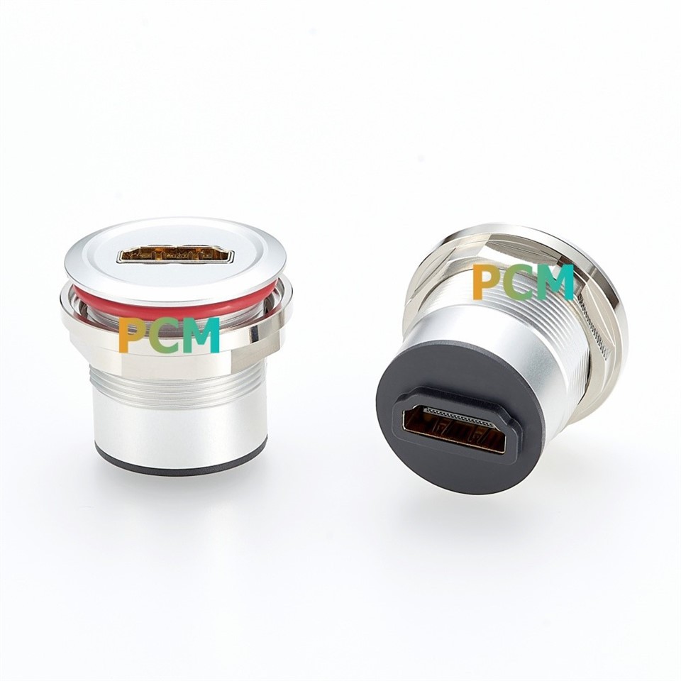 HDMI Round Panel Mount Adapter factory