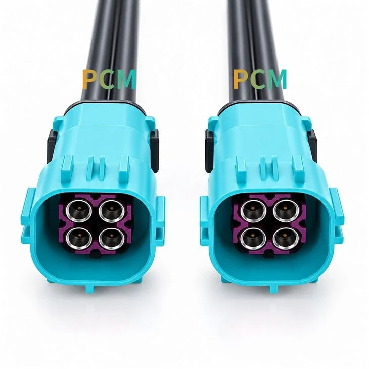 HFM Mini FAKRA 4 Port Male To Male Cable suppliers