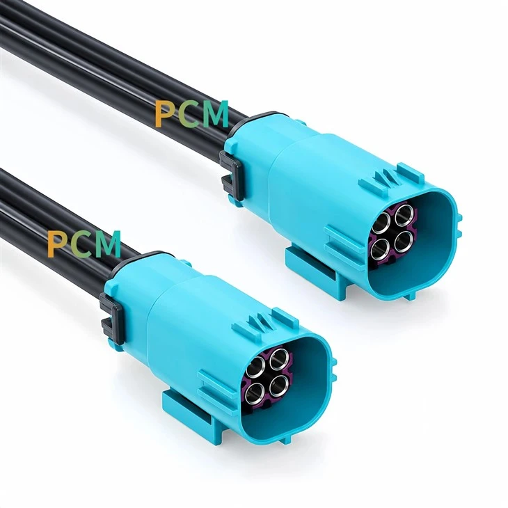 HFM Mini FAKRA 4 Port Male To Male Cable factory