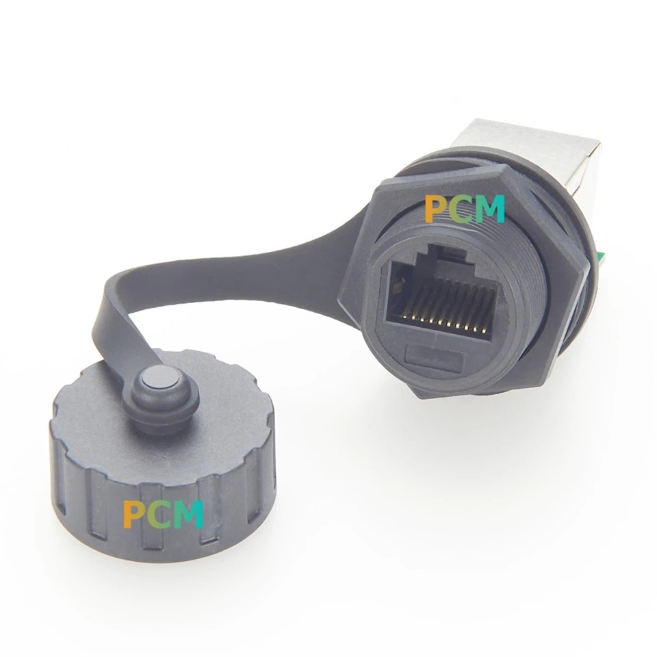 IP67 Panel Mount RJ50 10P10C Coupler