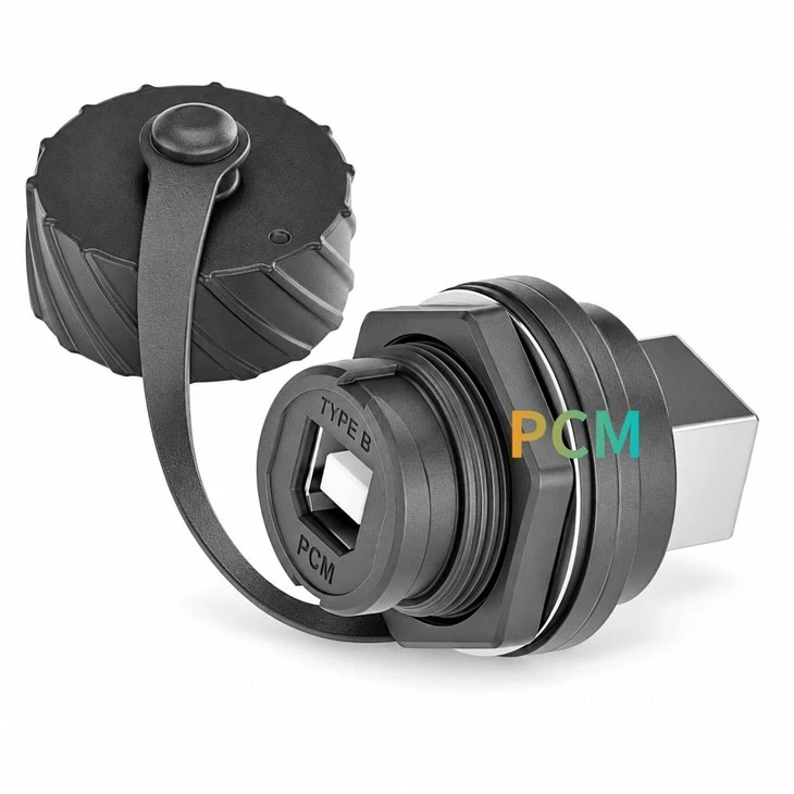 IP67 Waterproof USB Type B Panel Mount Connector best