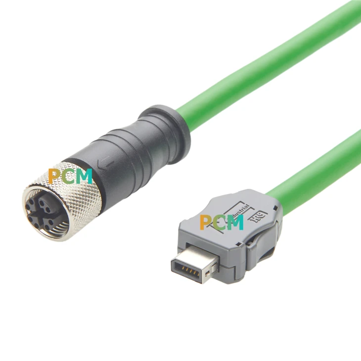 IX B Key To M12 Cat6A Vision Camera Cable