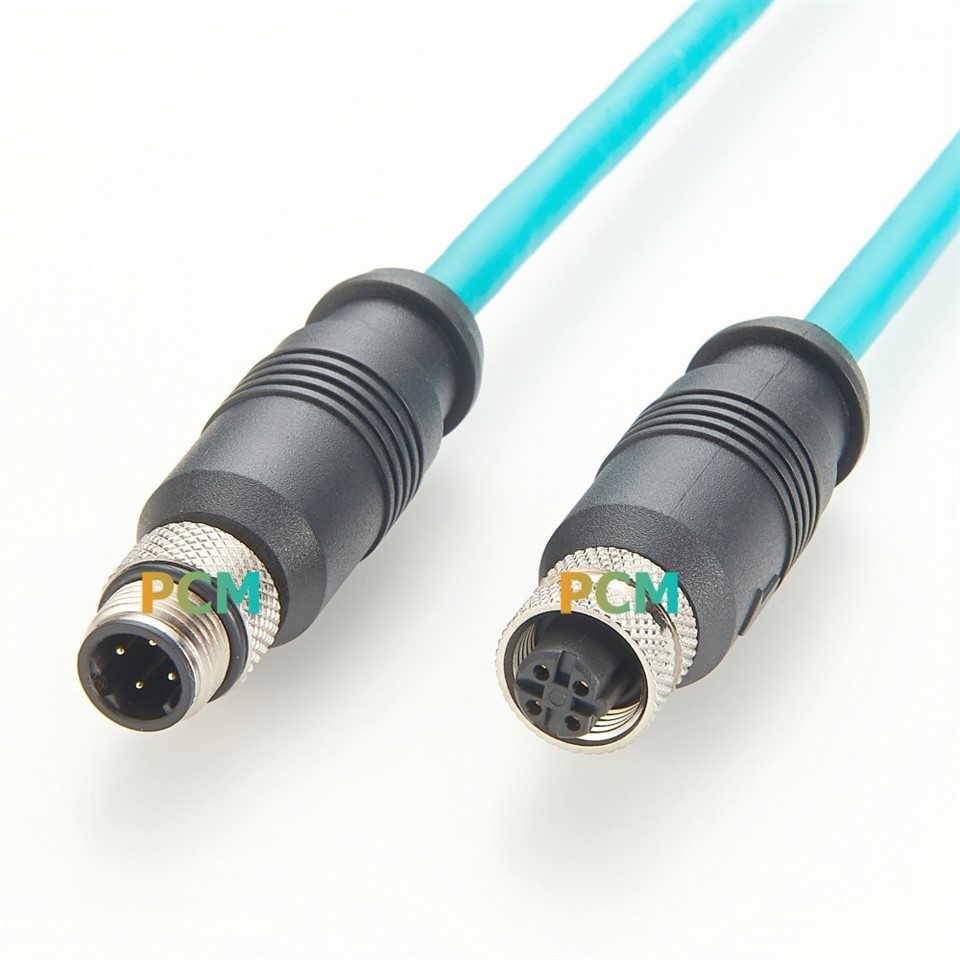 M12 4-Pin D-Code Profinet Extension Cable factory