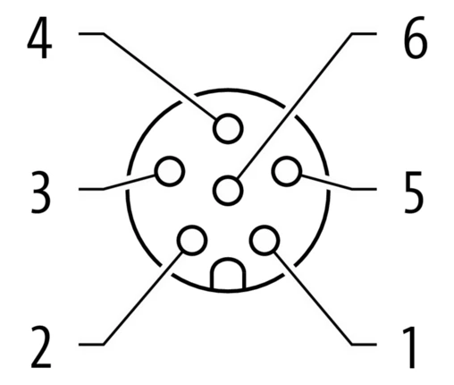M12 6-Pin Panel Feedthrough Connector best