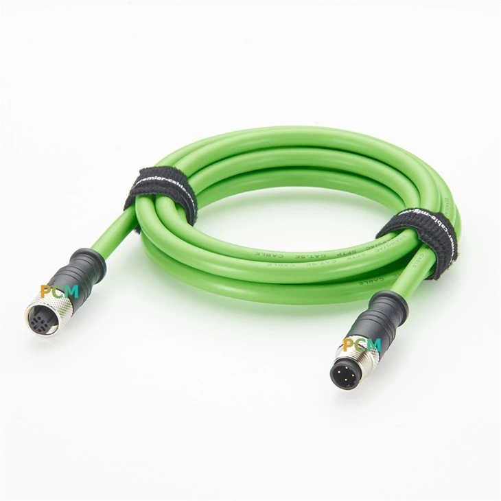 M12 D Code Female To Male Profinet Cable
