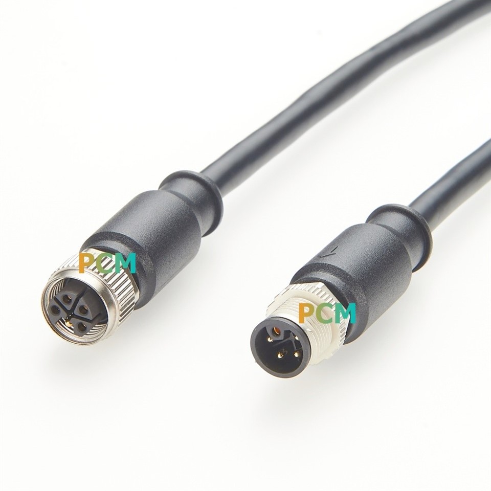 M12 L-Code 5 Position Power Cable factory