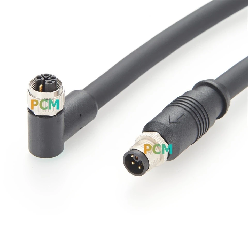 M12 L-Code Cable Right Angle factory