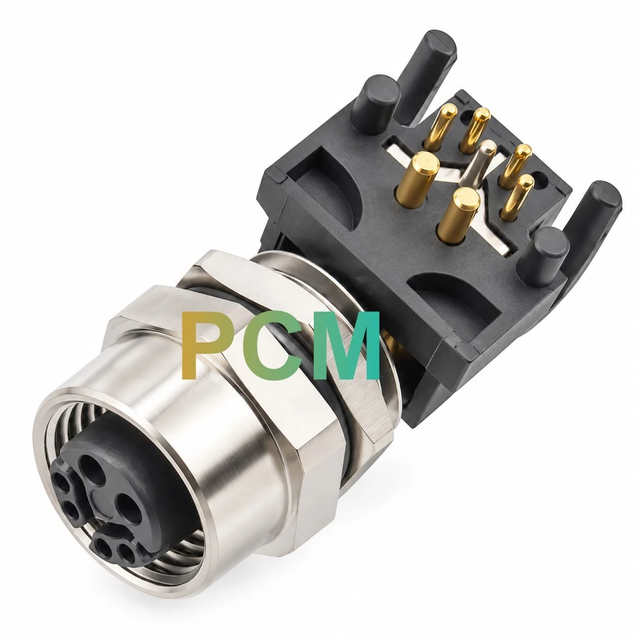 M12 Y-Coded PCB Panel Mount Connector best