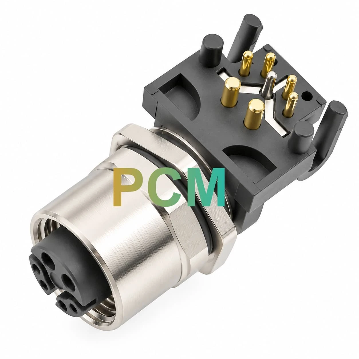 M12 Y-Coded PCB Panel Mount Connector factory