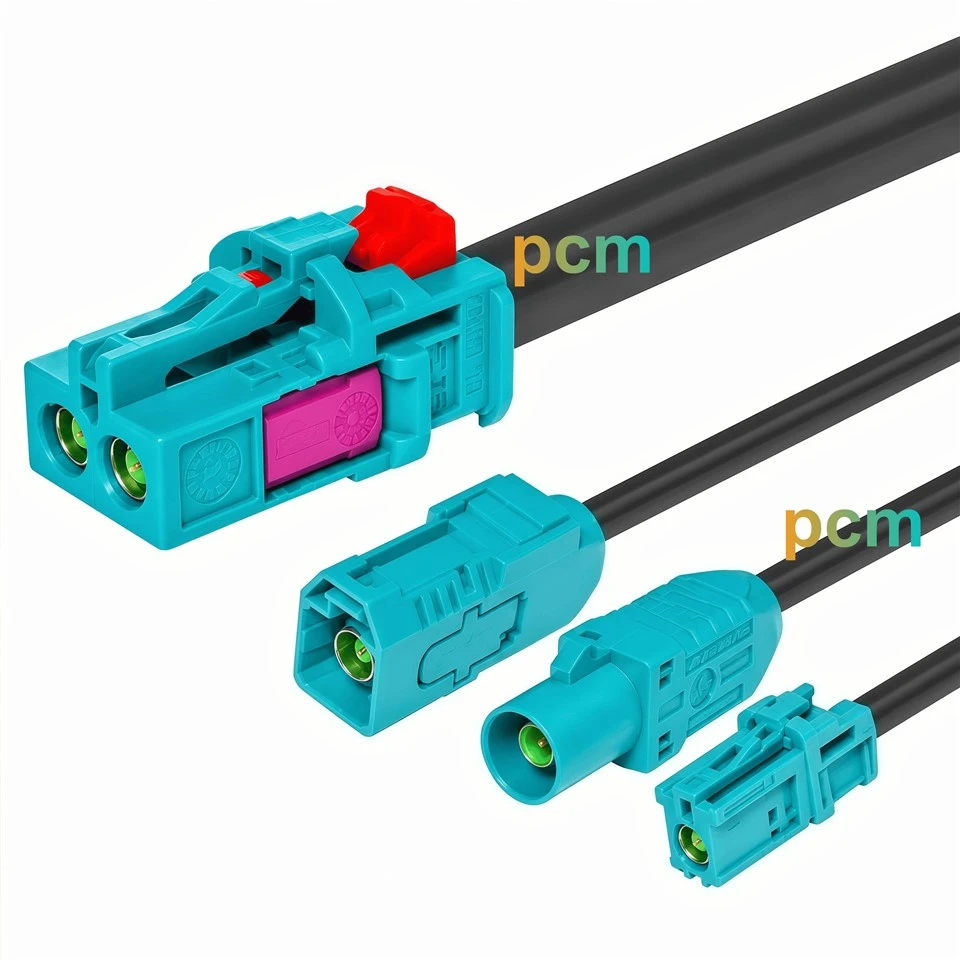 MATE-AX Mini-Fakra Z-Code Dual-Cavity Harness