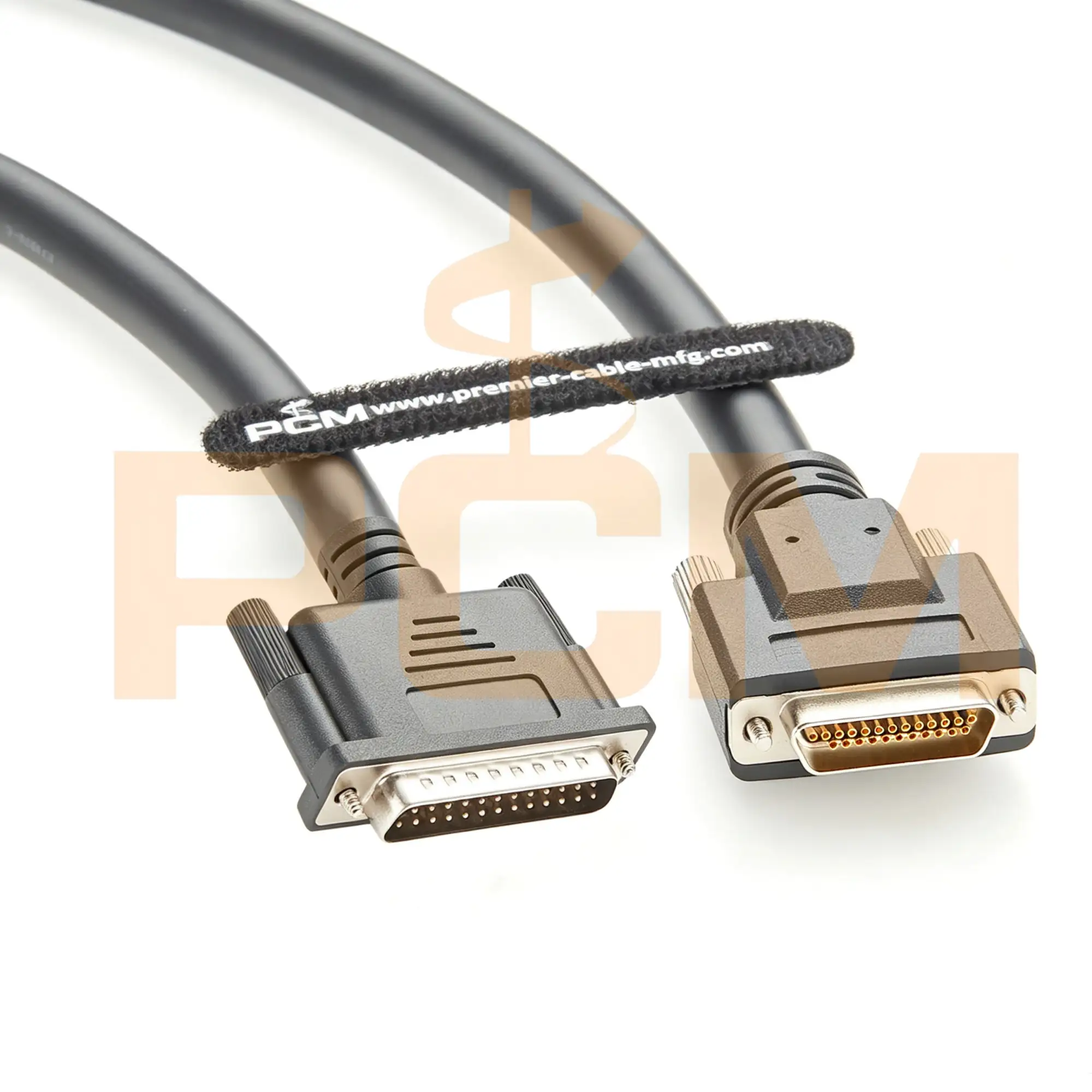 Micro-D 25-Pin Female To DB25 Male Cable Compatible With Molex 834249062 And Pickering A025CFR-025DMR-5A180