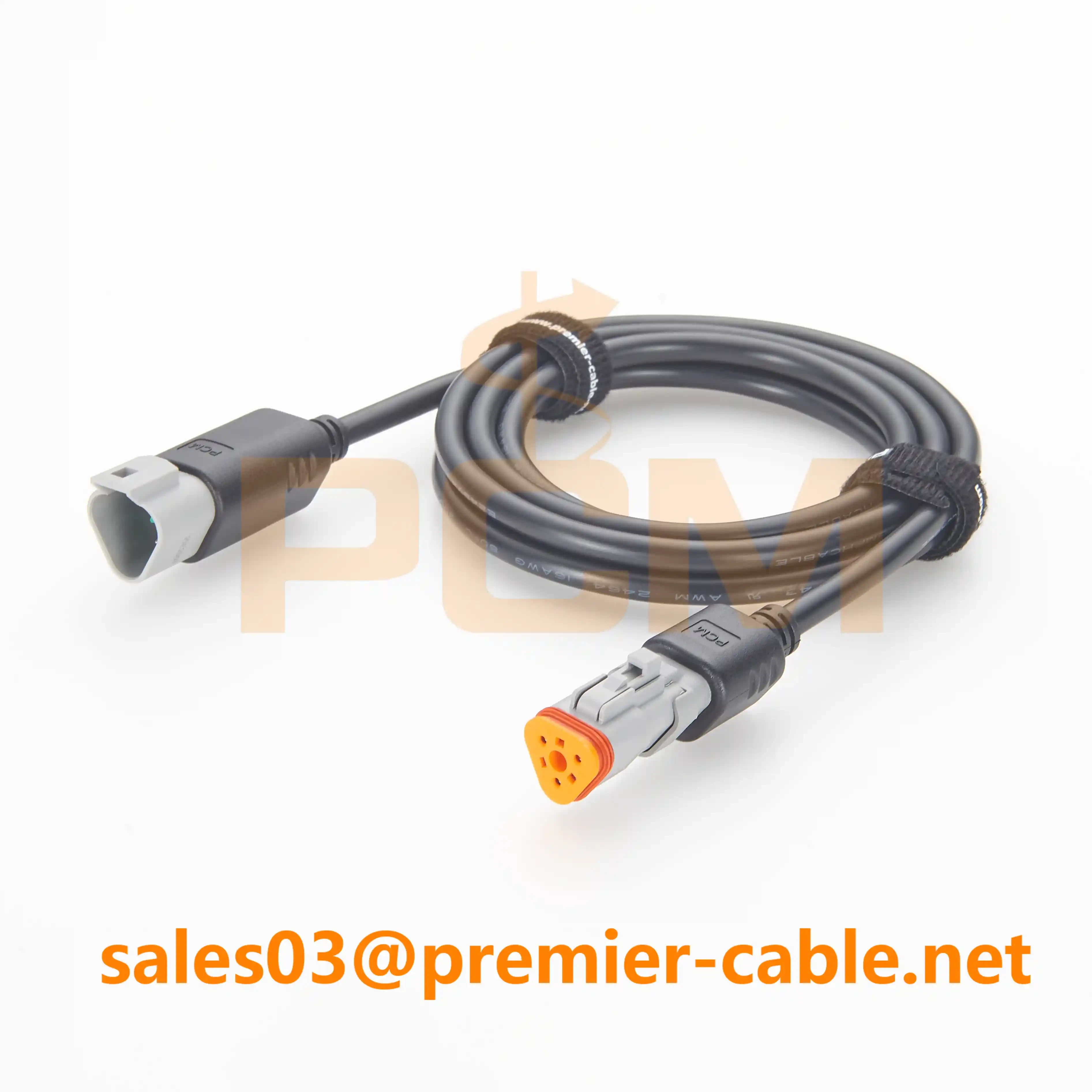 PCM-S-0718 Deutsch DT 3-pin extension cable DT04-3P to DT06-3S PCM-S-0718 Deutsch DT 3-pin extension cable DT04-3P to DT06-3S