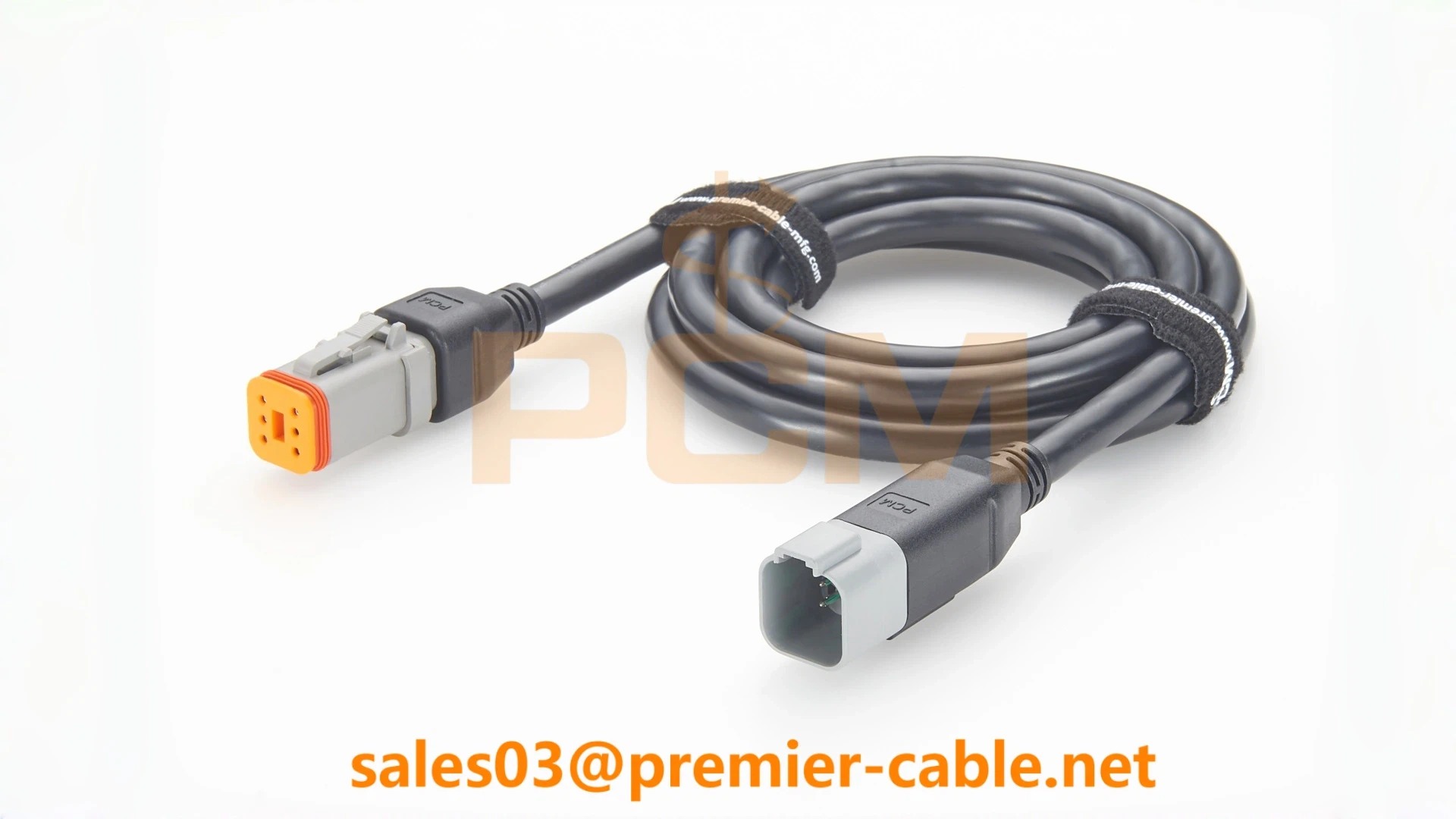 PCM-S-0720 Deutsch DT 6-pin extension cable DT04-6P to DT06-6S for automotive and marine applications PCM-S-0720 Deutsch DT 6-pin extension cable DT04-6P to DT06-6S for automotive and marine applications