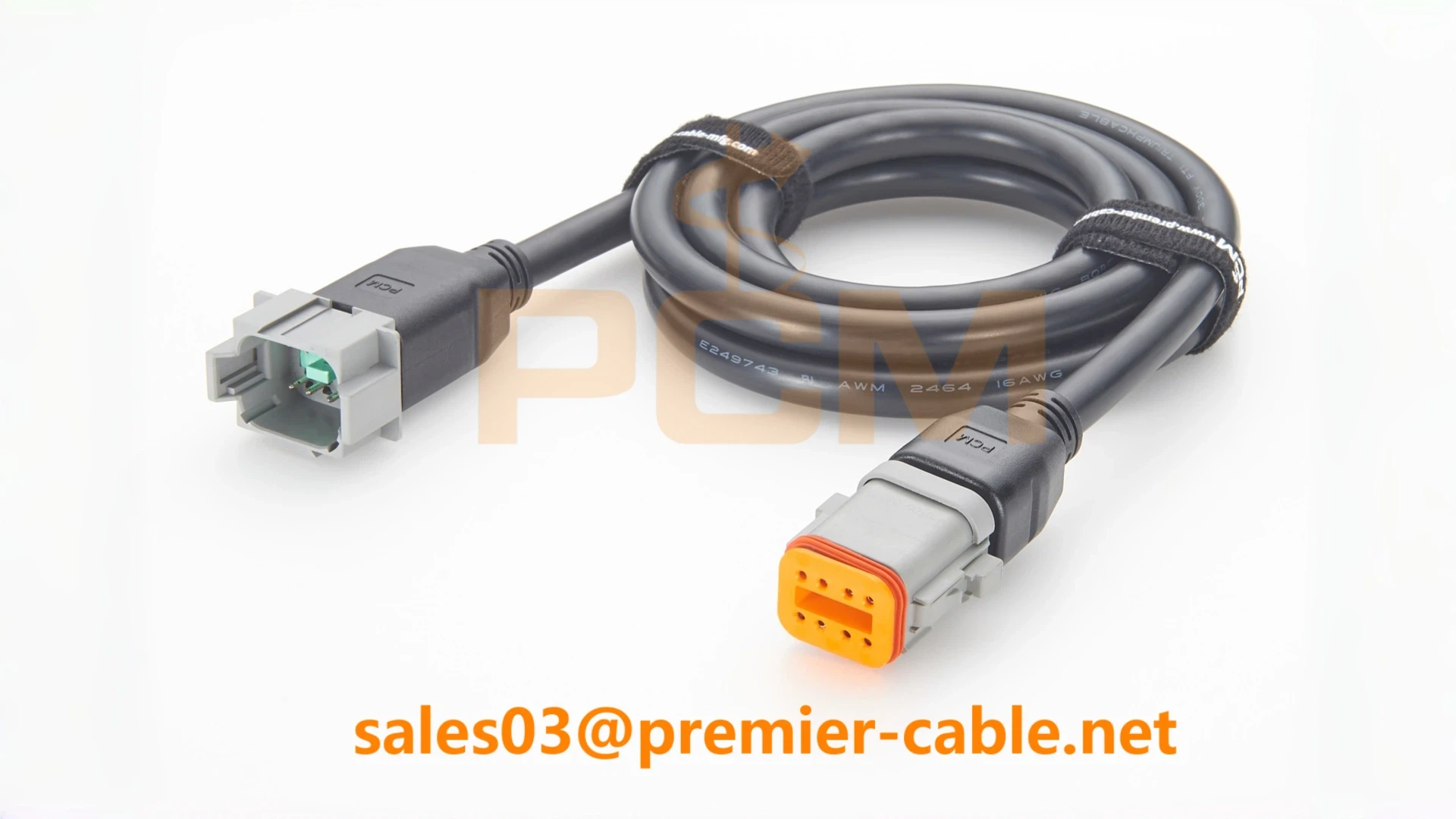 PCM-S-0721 Deutsch DT 8-pin extension cable DT04-8P to DT06-8S for ECU and engine harness PCM-S-0721 Deutsch DT 8-pin extension cable DT04-8P to DT06-8S for ECU and engine harness
