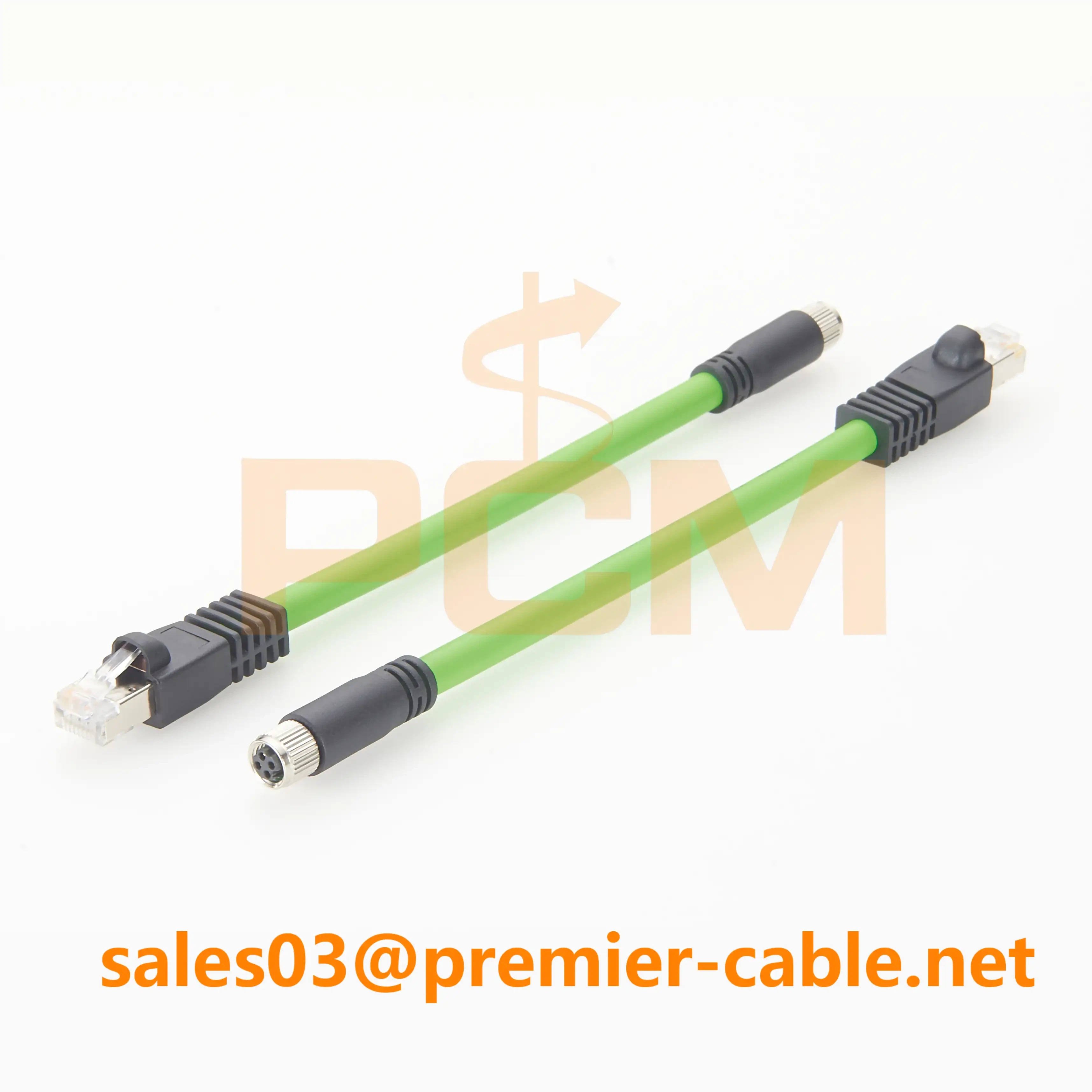 M8 D-Code Female to RJ45 Male Adapter Cable M8 D-Code Female to RJ45 Male Adapter Cable
