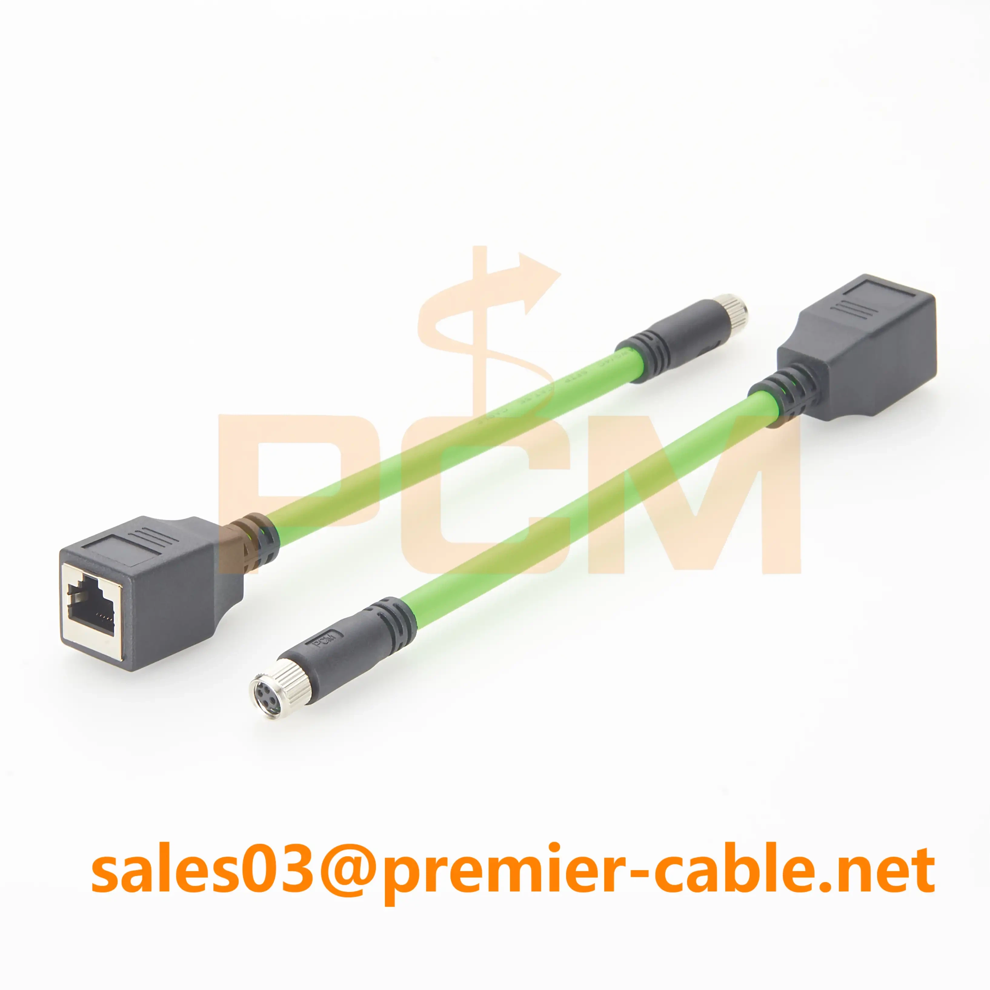 M8 D-Code Female to RJ45 Female Adapter Cable M8 D-Code Female to RJ45 Female Adapter Cable