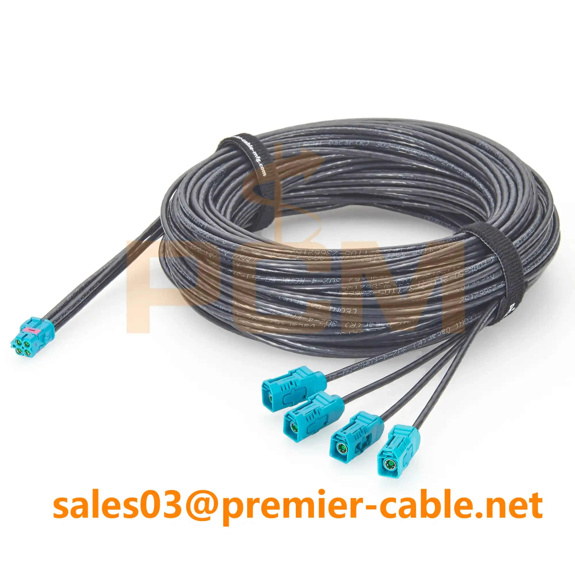 MATE-AX to Fakra Cable Assembly MATE-AX to Fakra Cable Assembly