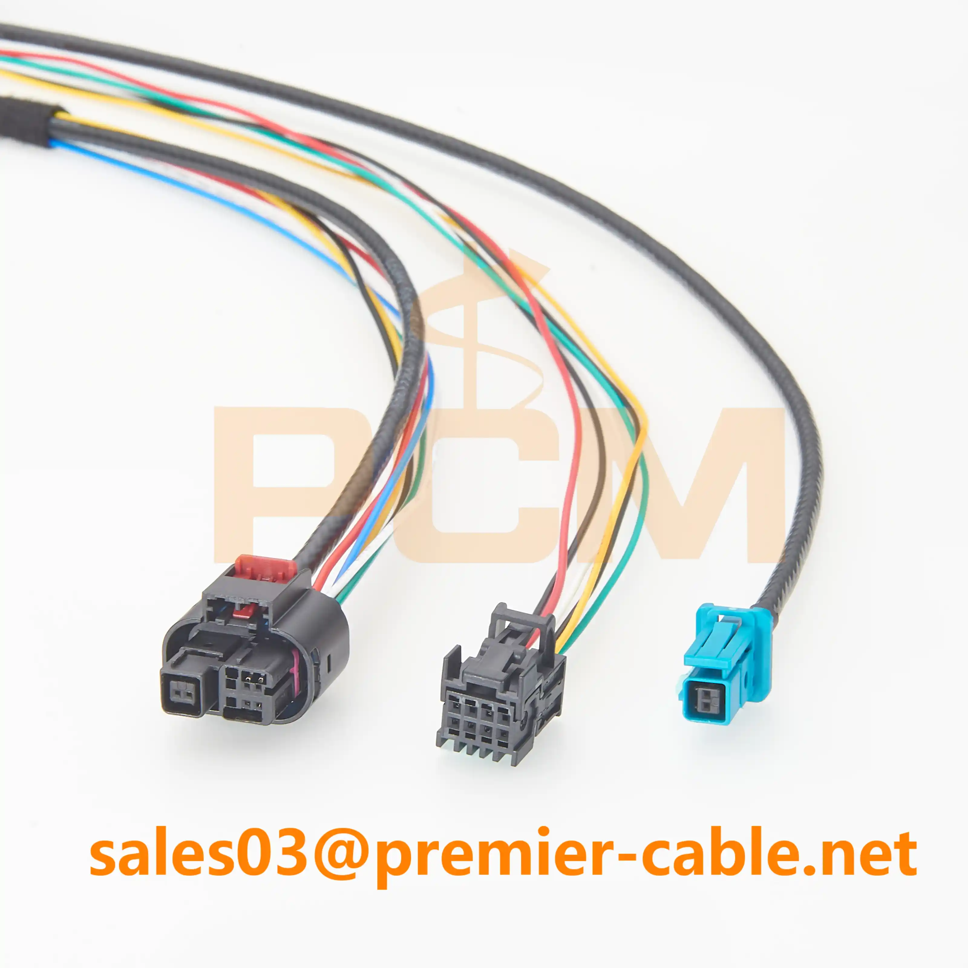 PCM-ZC-0129 TE MATEnet 2387380-1 to 2302510-9 automotive LiDAR cable PCM-ZC-0129 TE MATEnet 2387380-1 to 2302510-9 automotive LiDAR cable
