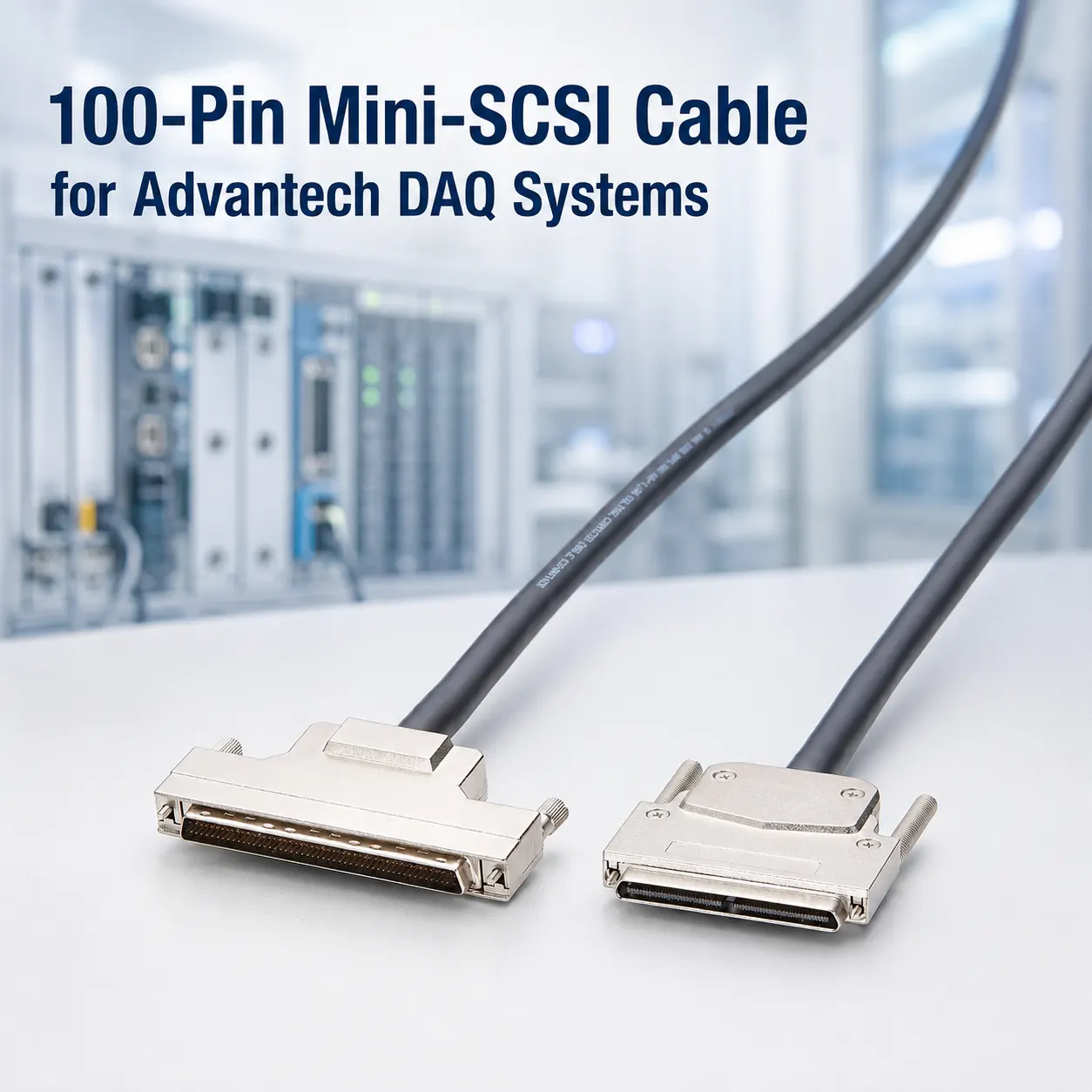 100-Pin Mini-SCSI Cable For Advantech DAQ Systems