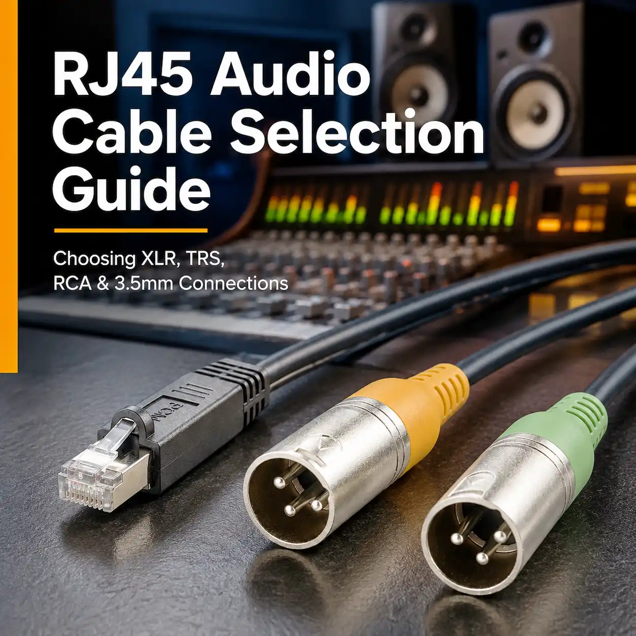 How To Choose RJ45 Audio Cables For Broadcast Studios