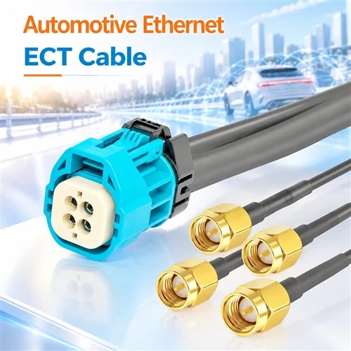 Custom ECT Ethernet And Mini FAKRA Cables