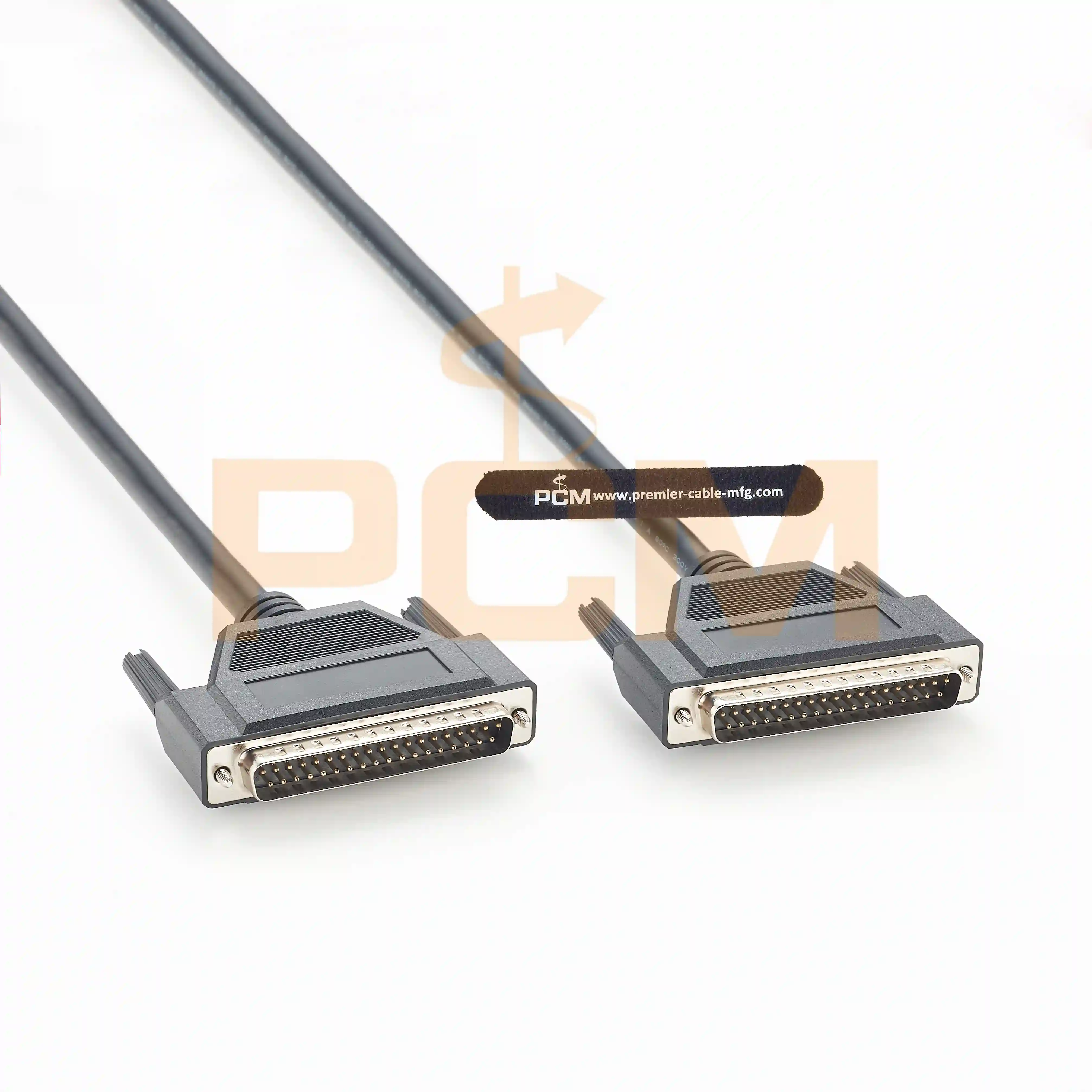 PCM-0966 DB37 Male To Male Shielded Cable Compatible With Advantech PCL-10137