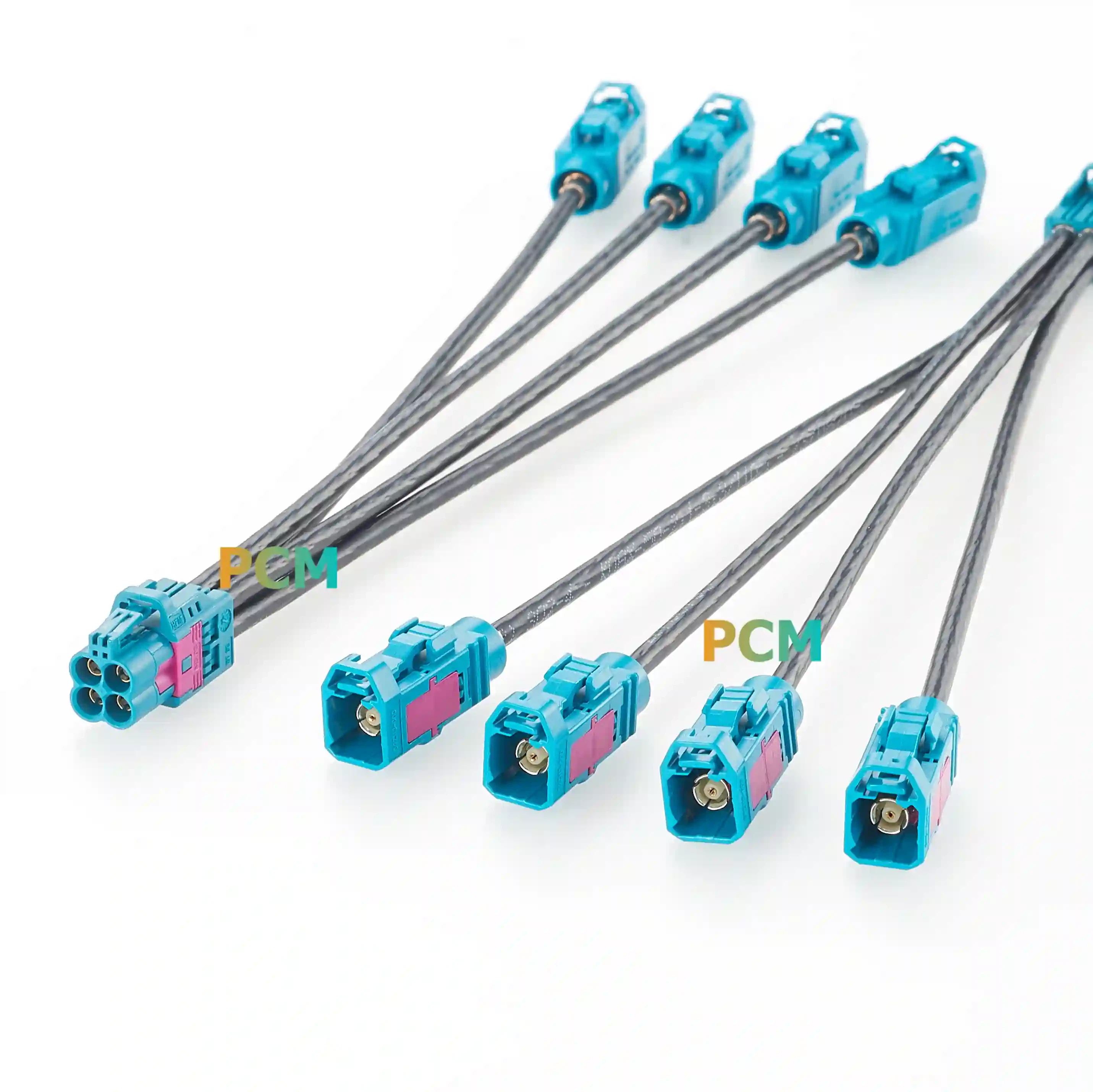 AMK12D-1M4Z5-Z Mini FAKRA Jack to 4 FAKRA Jack Cable AMK12D-1M4Z5-Z Mini FAKRA Jack to 4 FAKRA Jack Cable
