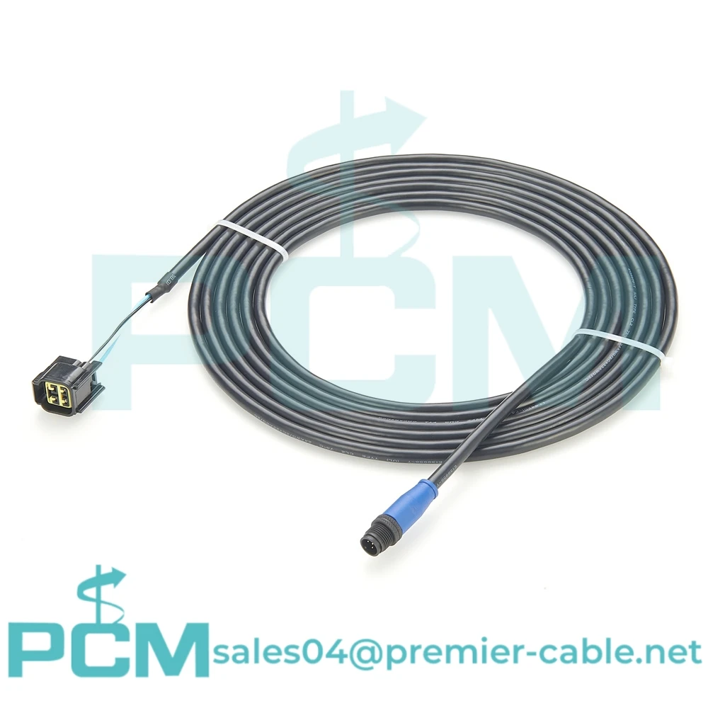 AD Engine Interface Cable 4.5 Meter / 7 Meter Length For HONDA OUTBOARD MOTOR TO NMEA2000 NETWORK Cable with T connector NMEA2000 Network Cable Waterproof Connector 4.5m/7m Engine Interface Cable Shielded Power Cord for HONDA Outboard Motor