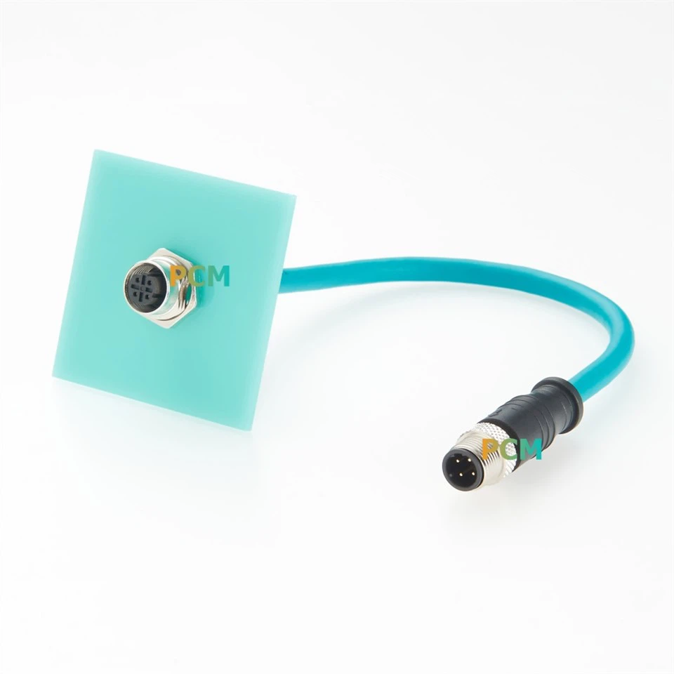 Profinet M12 D-Code Panel Mount Cable