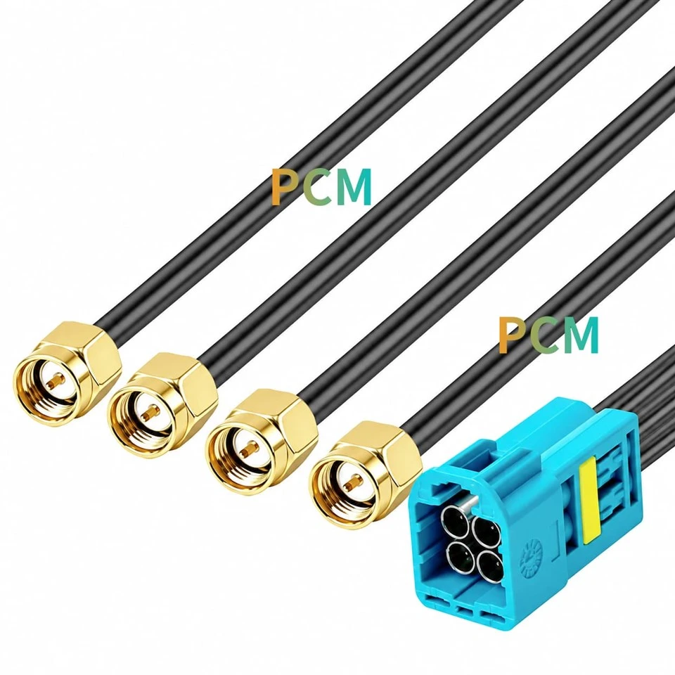 Quad Mini FAKRA To SMA Cable