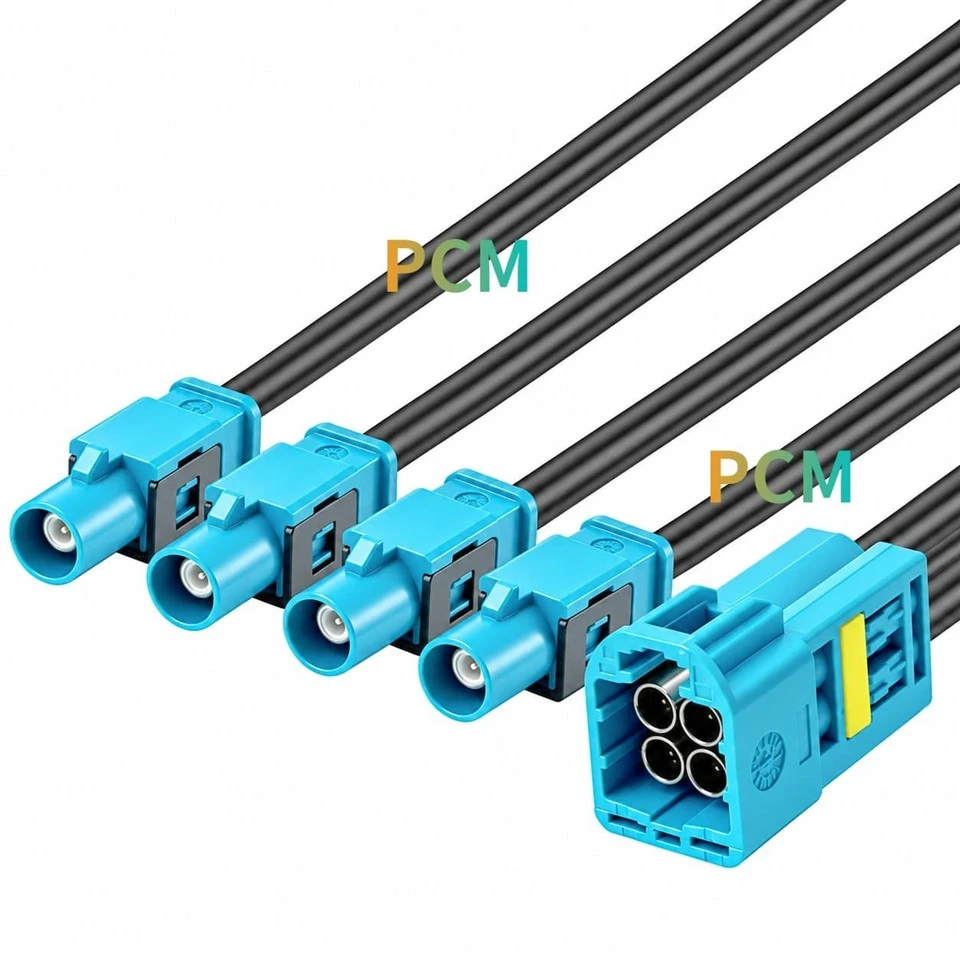 Quad Mini FAKRA To SMA Cable factory