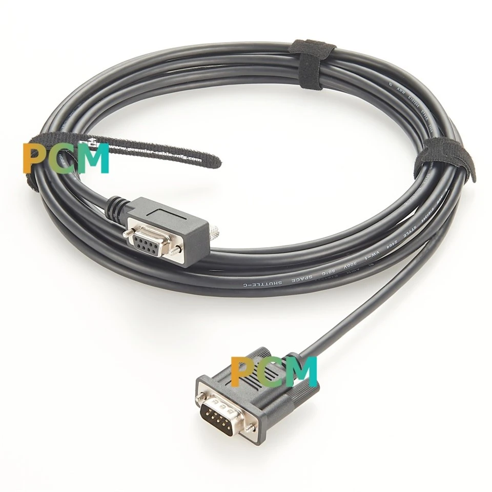 Right Angle DB9 RS232 Serial Cable